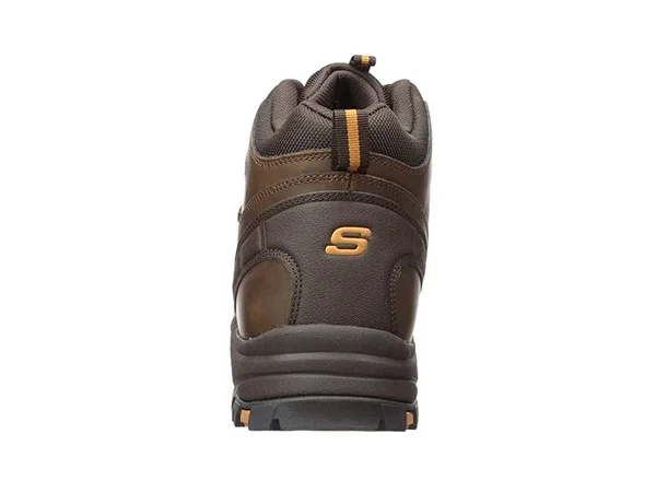 Skechers Men's Relaxed Fit Relment Traven Hiking Boot, Brown