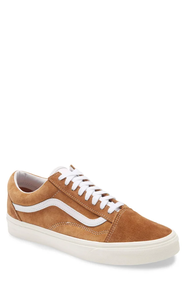 Vans Pig Suede Old Skool (Brown Sugar/Snow White)