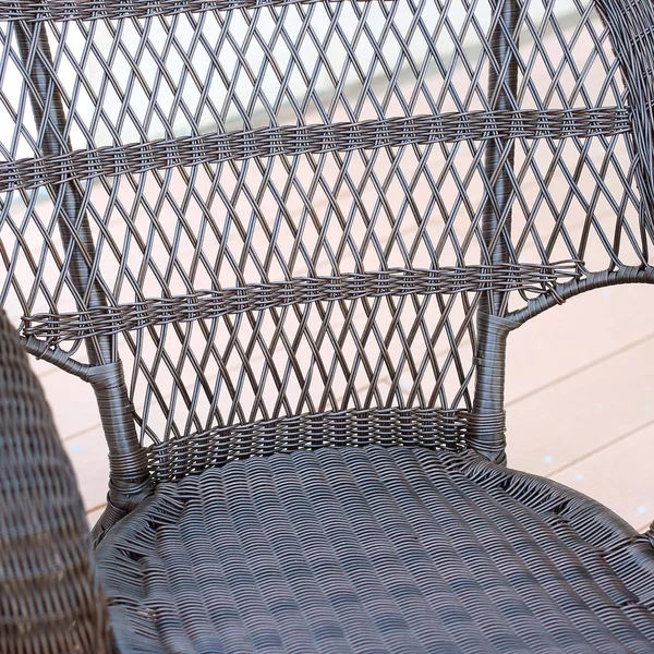 Jeco 3 Piece Santa Maria Wicker Chair Set Without Cushion - Espresso