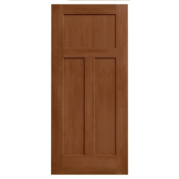 JELD-WEN 36 in. x 80 in. Craftsman Hazelnut Stain Molded Composite MDF Interior Door Slab