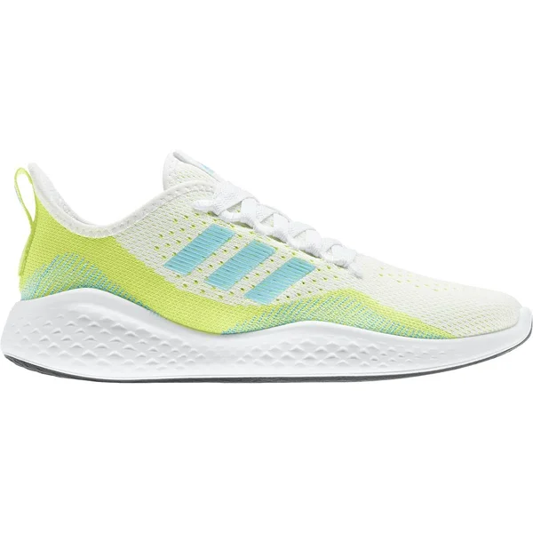 Adidas Women's Fluidflow 2.0 Running Shoes in White/White Size 5.5 - Knit
