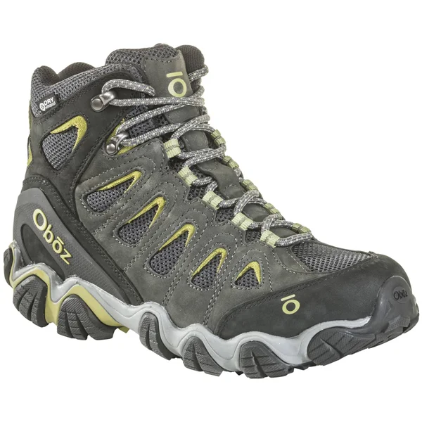 Oboz Men's Sawtooth II Mid B-DRY - Dark Shadow, Woodbine Green, 13