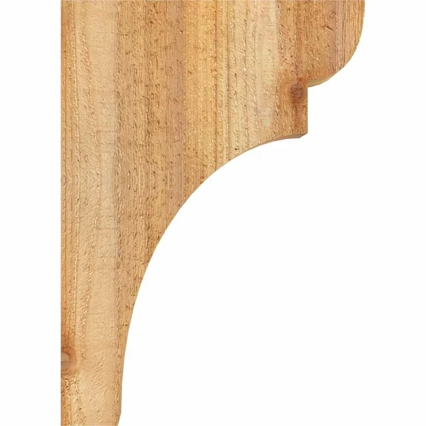 4x22W x 10x22D x 26x22H Yorktown Rough Sawn Corbel - Western Red Cedar