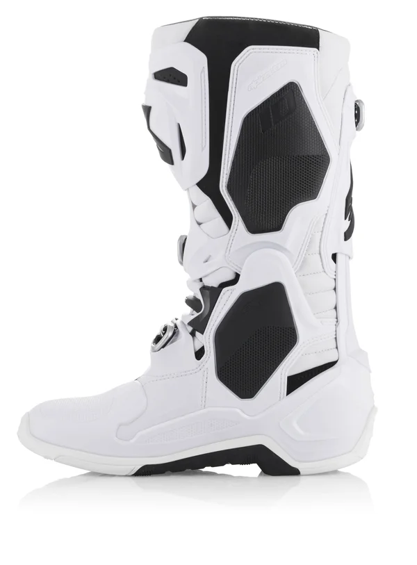 Alpinestars Tech 10 Cool Grey Orange Fluo Boots, Size: 9