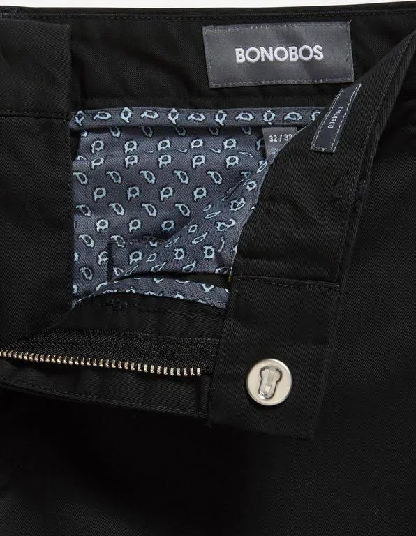 Bonobos Stretch Washed Chinos - Black - Casual Pants