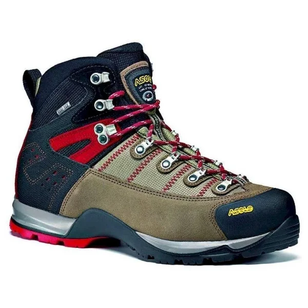Asolo Men's Fugitive GTX Hiking Boots - Khaki/Black, 8.5