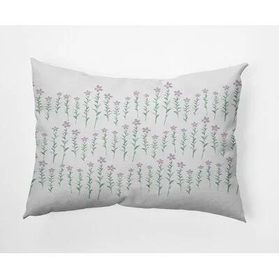 Analeigh Rectangular Cotton Pillow Cover & Insert Winston Porter Color: Purple