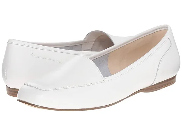 Women's Bandolino Liberty Slip-On Loafers - White 8.5 N Narrow