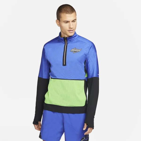 Nike Dri-Fit Element Wild Run Men's 1/2-Zip Graphic Running Top
