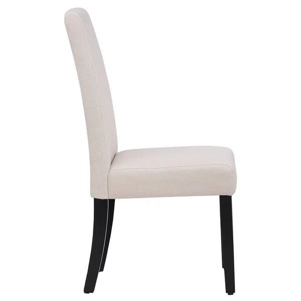 Upholstered Linen Fabric Dining Side Chair, Set of 2 - Open Gray