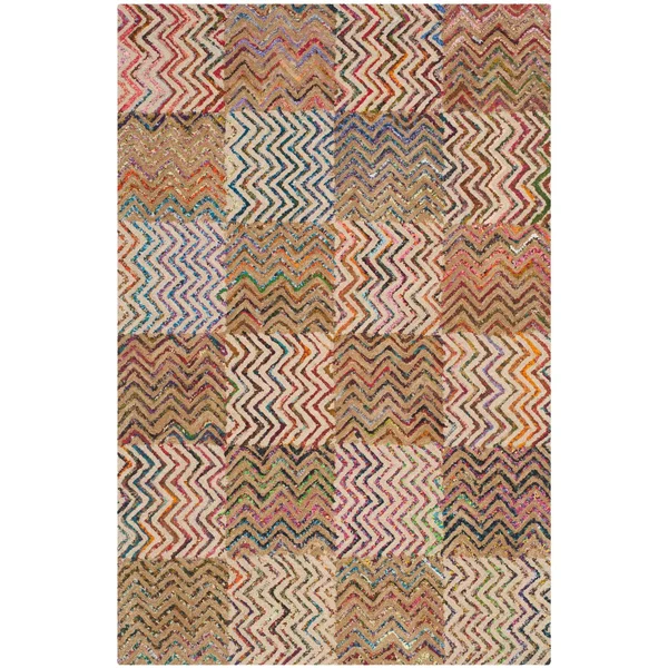 Safavieh Nantucket NAN602A Beige - Brown Rug 4&X 4& Square