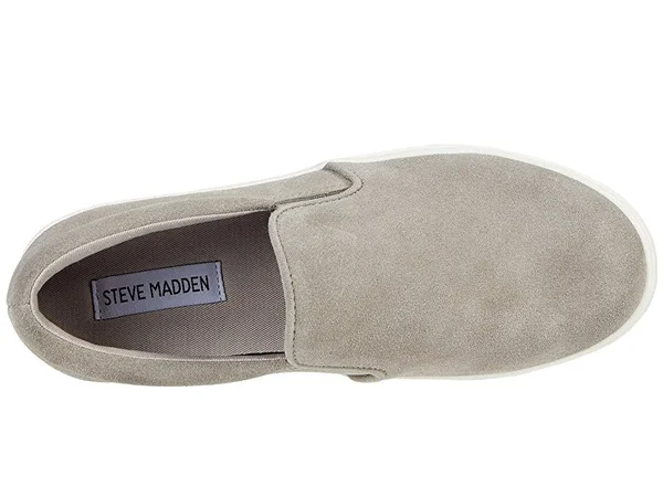 Steve Madden Women's Coulter Slip-On Sneaker Taupe 9.5