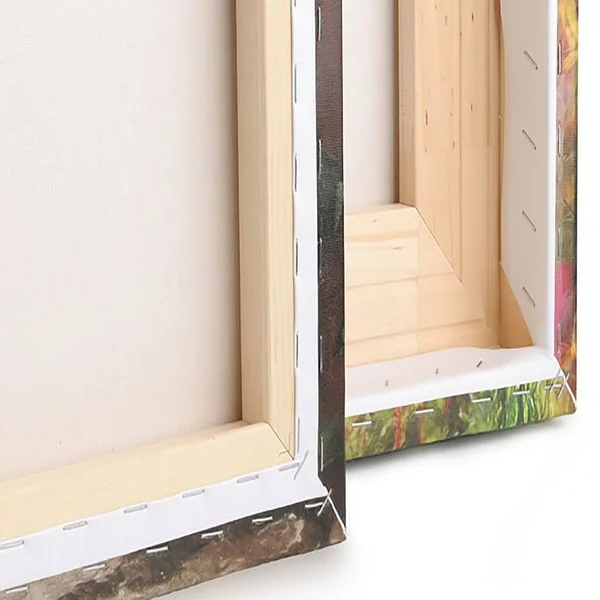 Designart &Beautiful Poppy Field at Sunset& Multipanel Canvas Art Print - 60x32 5 Panels