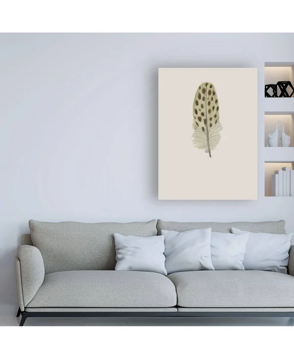 Trademark Fine Art Ic01713-C2432Gg Incado 'Feather 10' Canvas Art - 24X3