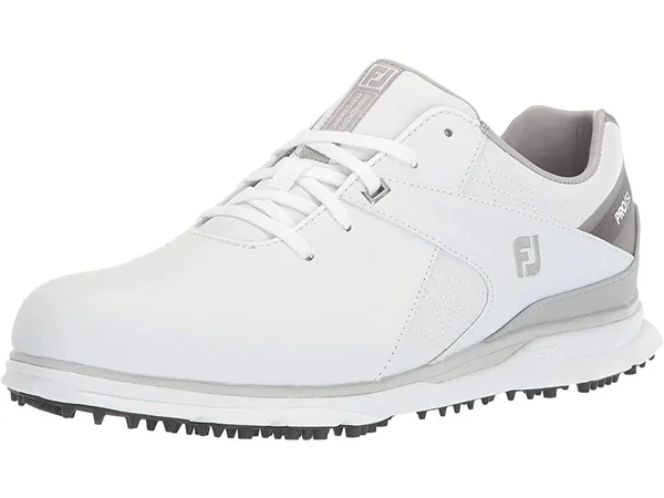 FootJoy Men's Pro SL Golf Shoes 53804 - White/Grey - 9.5 - Narrow