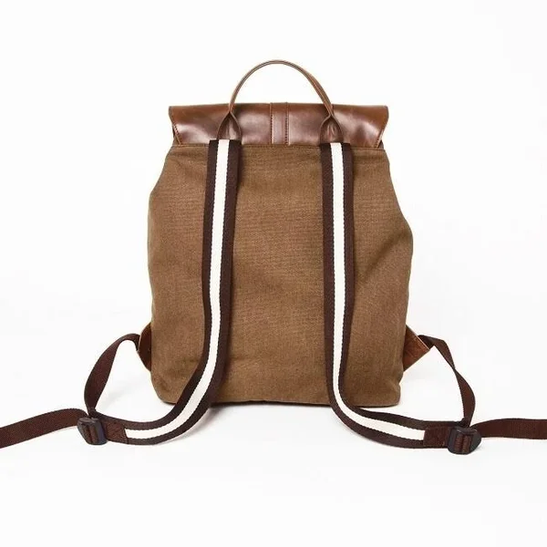 Brouk and Co The Journeyman Rucksack Backpack, Brown