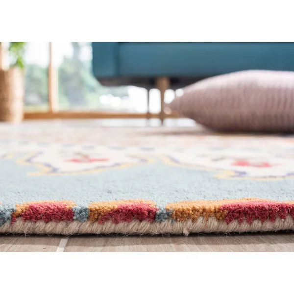 Safavieh Bella Ivory & Blue 3& x 5& Rug