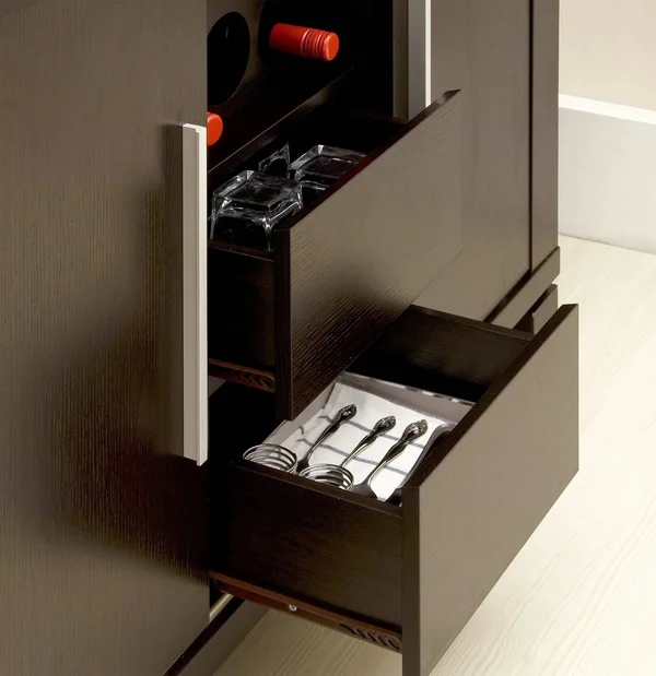 ioHOMES Studio Buffet with Wine Holder - Cappuccino