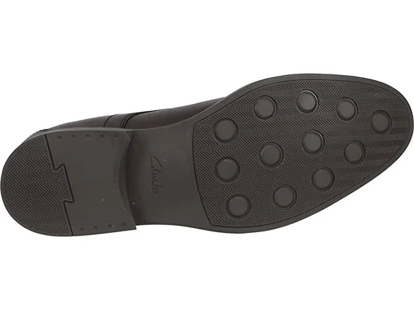 Clarks Whiddon Cap Men's Shoes Dark Brown Leather : 14 D - Medium
