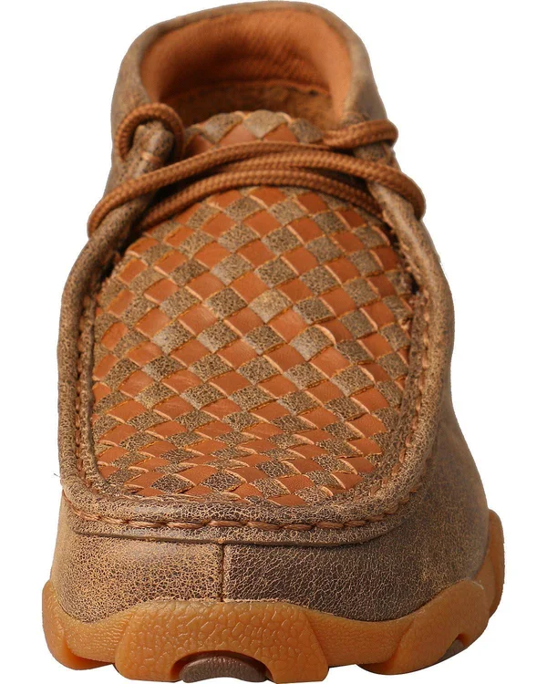 Twisted x Kids Driving Bomber/Tan Moccasins (YDM0030)
