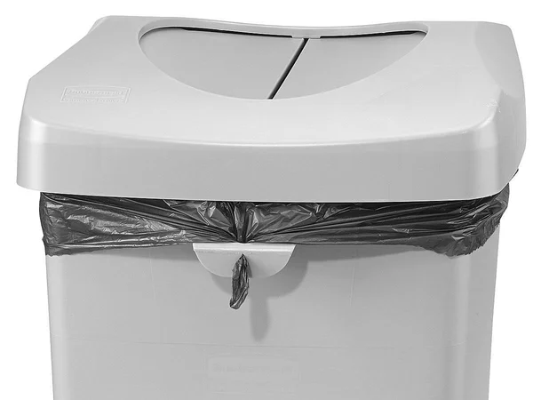 Rubbermaid Commercial Untouchable Square Container - 23gal, Gray