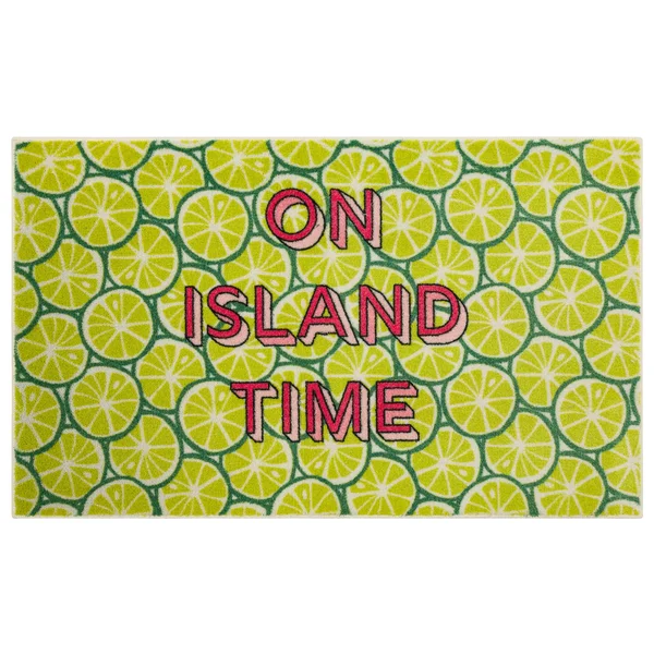 Mohawk Home on Island Time Lime Green Mat - 30.0x22 x 50.0x22