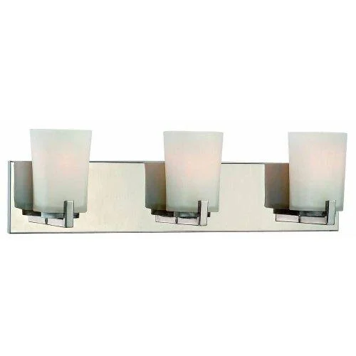 Hampton Bay, 15233, Wellman 3-Light Polished Nickel Bath Light