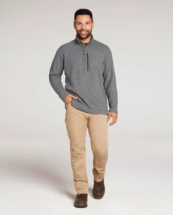 Sherpa Men's Rolpa Zip Tee Kharani - M