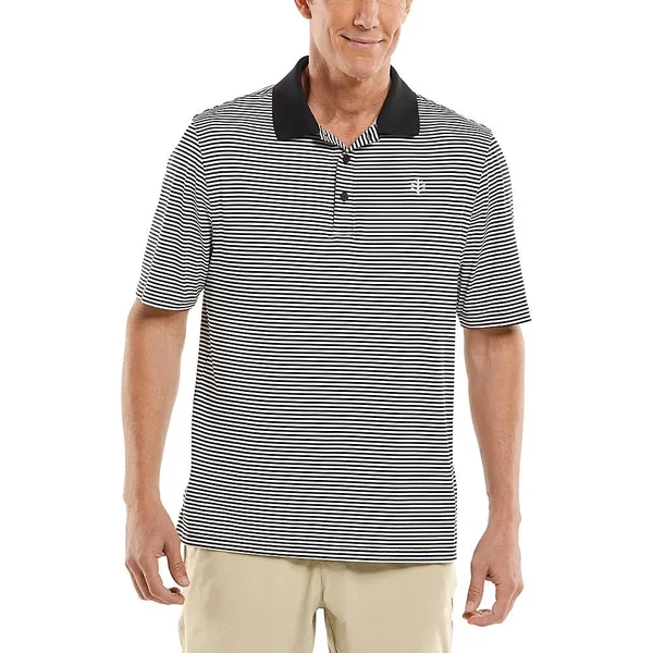 Coolibar UPF 50+ Men's Erodym Short Sleeve Golf Polo - Sun Protective