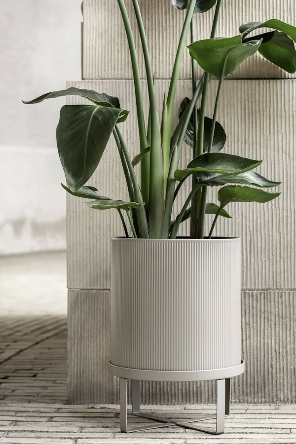 Ferm Living Bau Pot - Large - Warm Grey