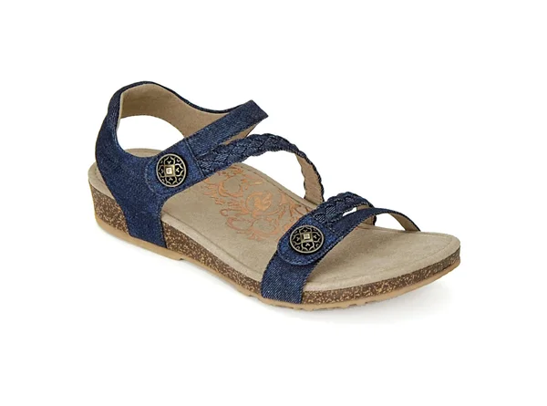 Aetrex Jillian Denim, 10, Medium