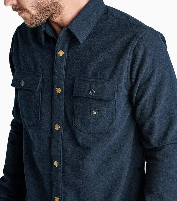 Roark Revival Nordsman Flannel Shirt - Men's Burgundy, XXL