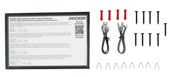 Kicker 47KSC41004 4x10x22 KS-Series 2-Way Coaxial Speakers