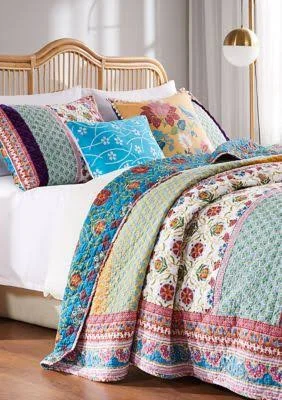 Greenland Home Fashions Thalia Quilt Set - Full/Queen