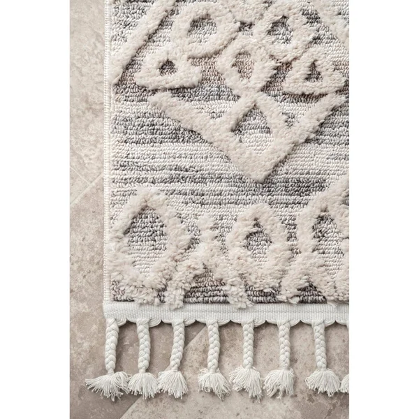 nuLOOM Deja Diamond Shag Area Rug - 7& 10x22 x 10& 10