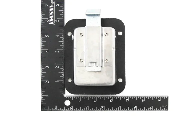 4 SS Steel Door Lock Trailer Toolbox Handle Latch 4-5/8x22 3-5/8x22 Paddle Key Cover