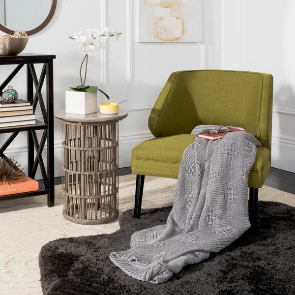 Safavieh Cozy Knit Geometric Throw, Grey