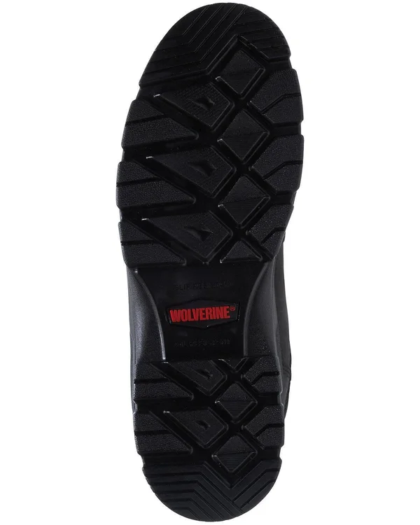 Men's Wolverine Chainhand Waterproof Steel Toe Work Boot - Size: 7, Black