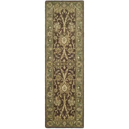Charlton Home Dunbar Hand-Tufted Wool Area Rug, Size: Runner 2'3 inch x 8', Brown