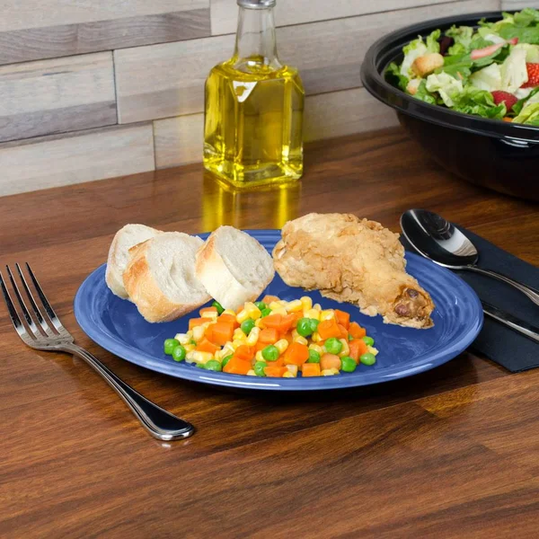 Homer Laughlin 749337 Fiesta 9x22 Healthcare Plate - Lapis - 12/Case