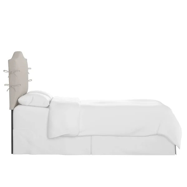 Queen Slipcover Headboard Linen Putty - Simply Shabby Chic