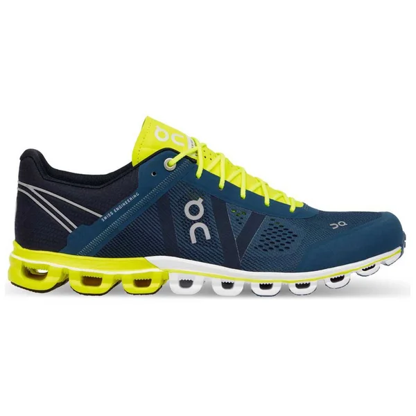 Men's ON Cloudflow Neon/Petrol, US Size 10