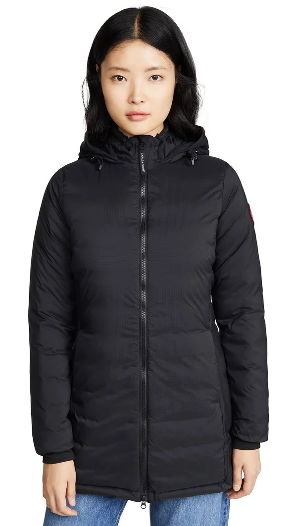 Canada Goose Women's Camp Hooded Jacket Matte Finish - Black, 2XS