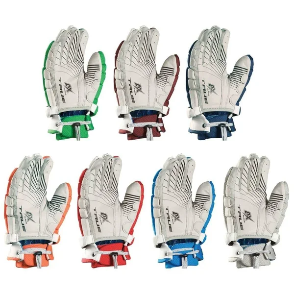 True Source Glove Lacrosse Gloves - Royal Blue, Size: Medium