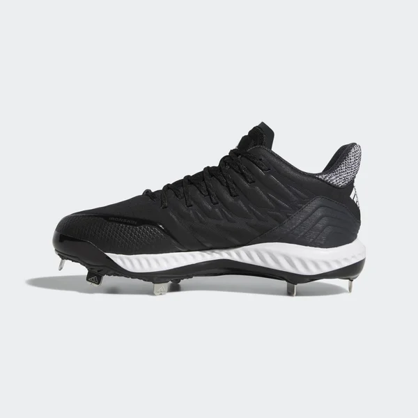 Adidas Icon 4 Bounce Black/White Men's Baseball Cleat 7
