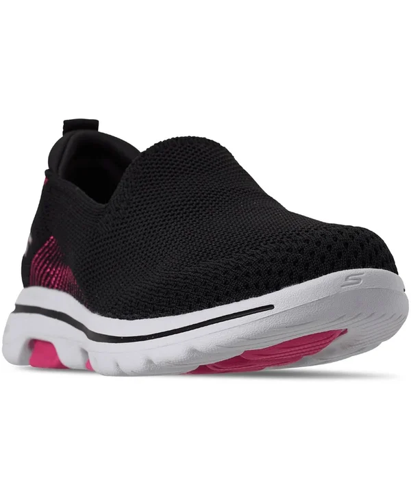 Skechers Women's GOwalk 5 Prized Slip-On - Black/Pink