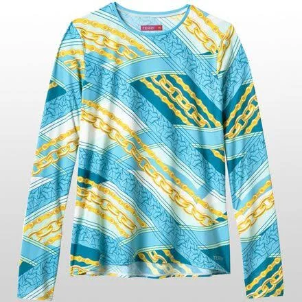 Terry Bicycles Soleil Flow Long-Sleeve Jersey - Women's Chains/Blue - L