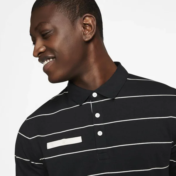Nike Men's Stripe Player Golf Polo - Size: XL, Black
