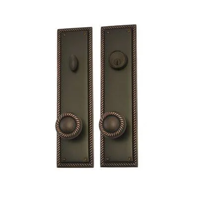 Brass Accents D06-K240J-CHR-619 Complete Academy Entry Knob Set with Deadbolt Finish: Satin Nickel