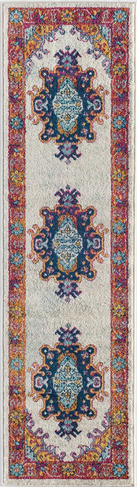 Rugs America Jorah Vintage Transitional Rug - 2&2 inchx8&0 inch, Juno